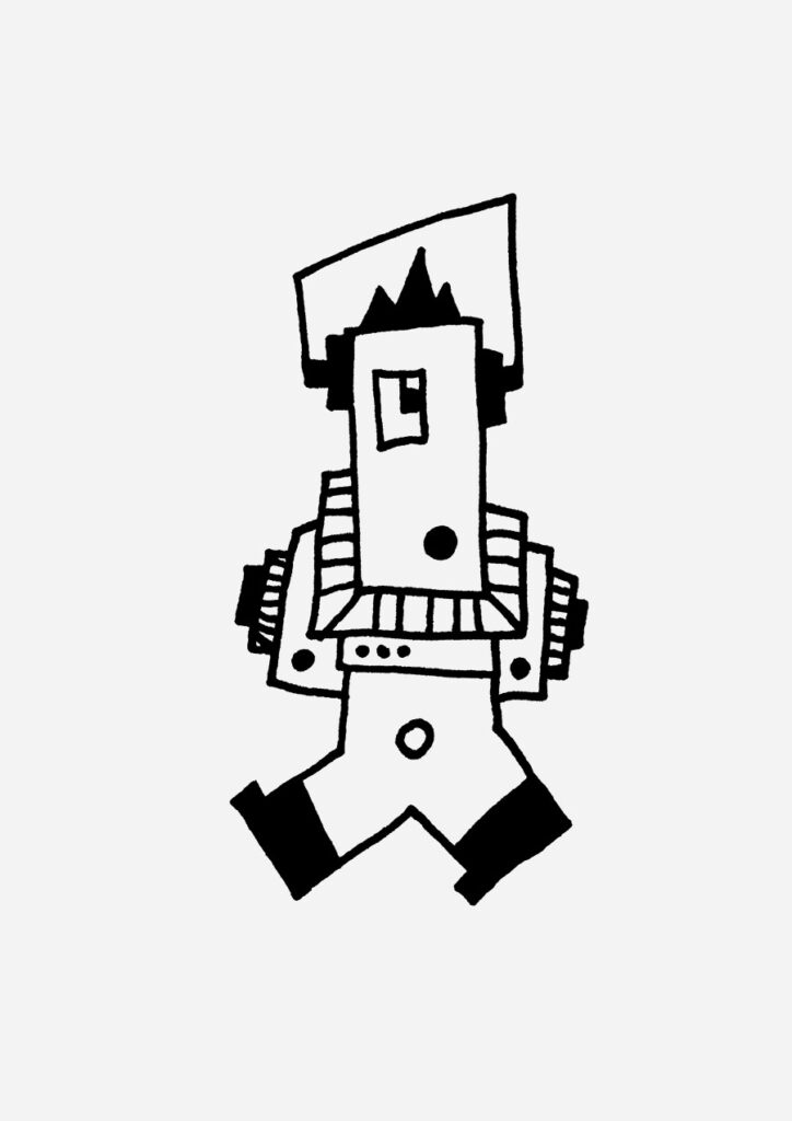Frank Rock zeigt eine musikverrückte Illuwillu Figur zwischen Festivals, Tanz, Lebensfreude und Rhythmusgefühl.